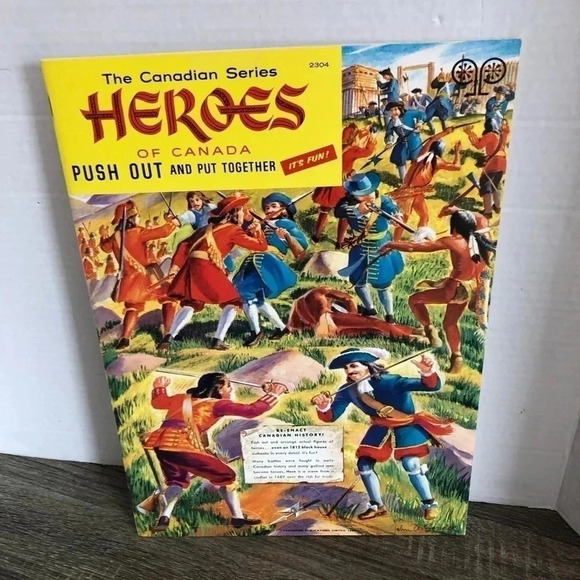 Vintage Punch Out and Put Together Heroes  Edition - Picture 1 of 7